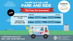 Getting Here and Parking - Cardiff and Vale University Health Board