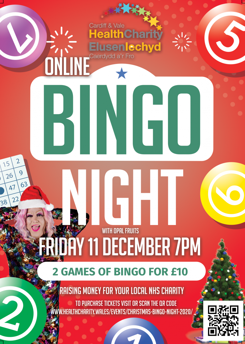 Christmas Virtual Bingo Night 2020 | Cardiff & Vale Health Charity