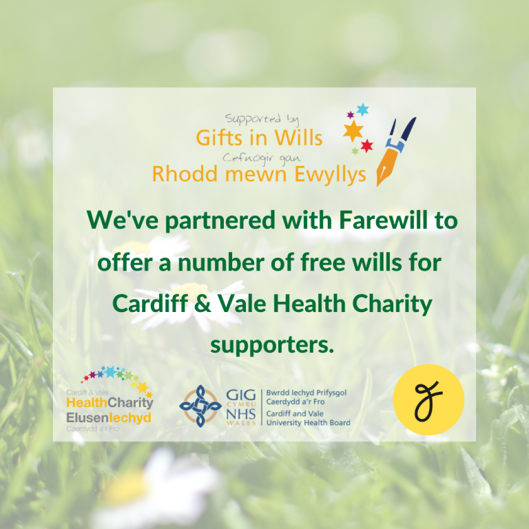 Free Wills Month Cardiff & Vale Health Charity