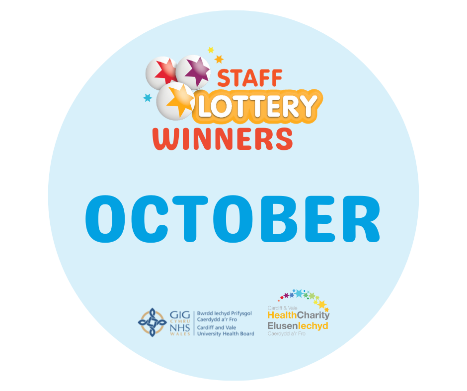 Staff Lottery Winners Cardiff Vale Health Charity