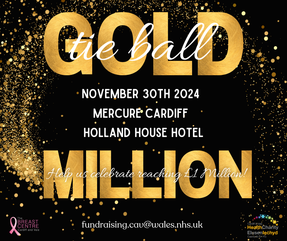 Gold Tie Gala Dinner for the Breast Centre Appeal Saturday 30th