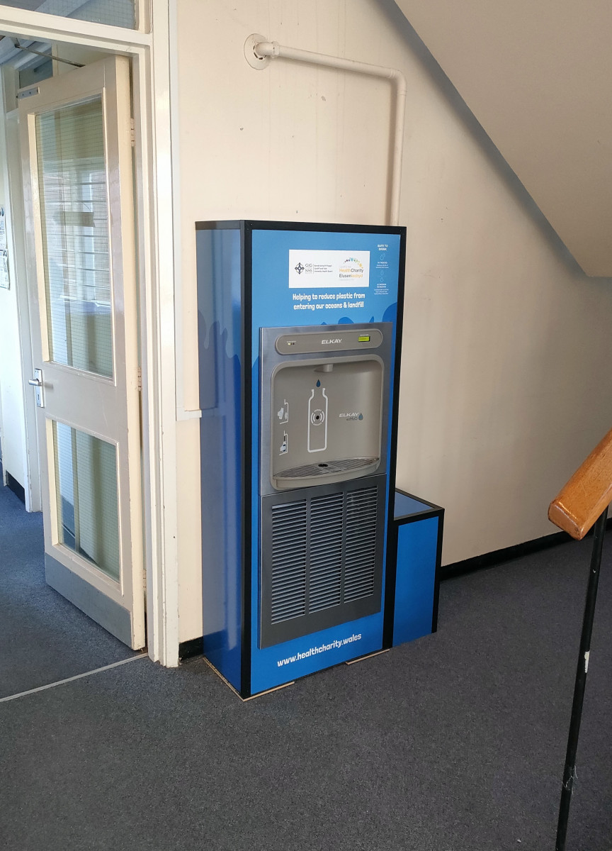 New Water Cooler at the North West Locality Offices Cardiff & Vale